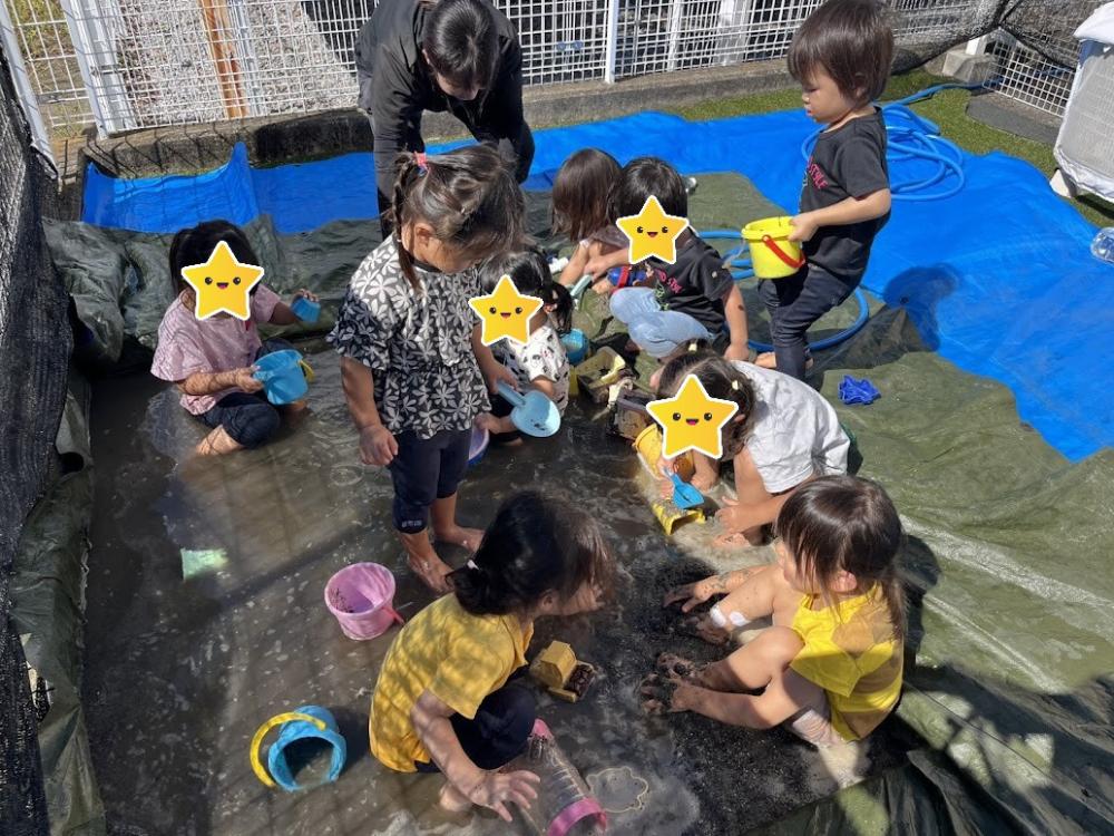 どろんこ遊び❗